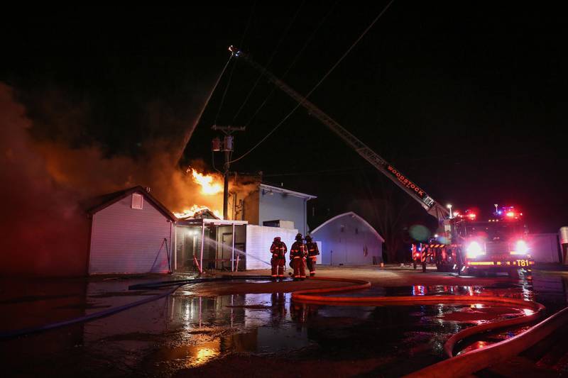 The Harvard Fire Department was called to 22701 Oak Grove Road, Harvard, at 7:44 p.m. Saturday, March 18, 2023, for a fire at the Olague Farms Meat Packing. Damage was estimated at $1 million.