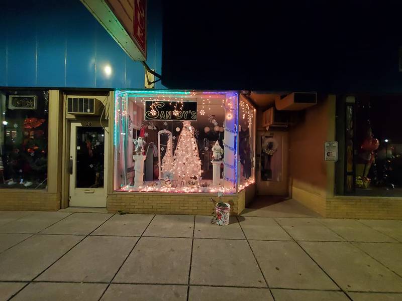 Downtown Joliet at night before the holidays is filled with a quiet, peaceful holiday spirit, if you know where to look.