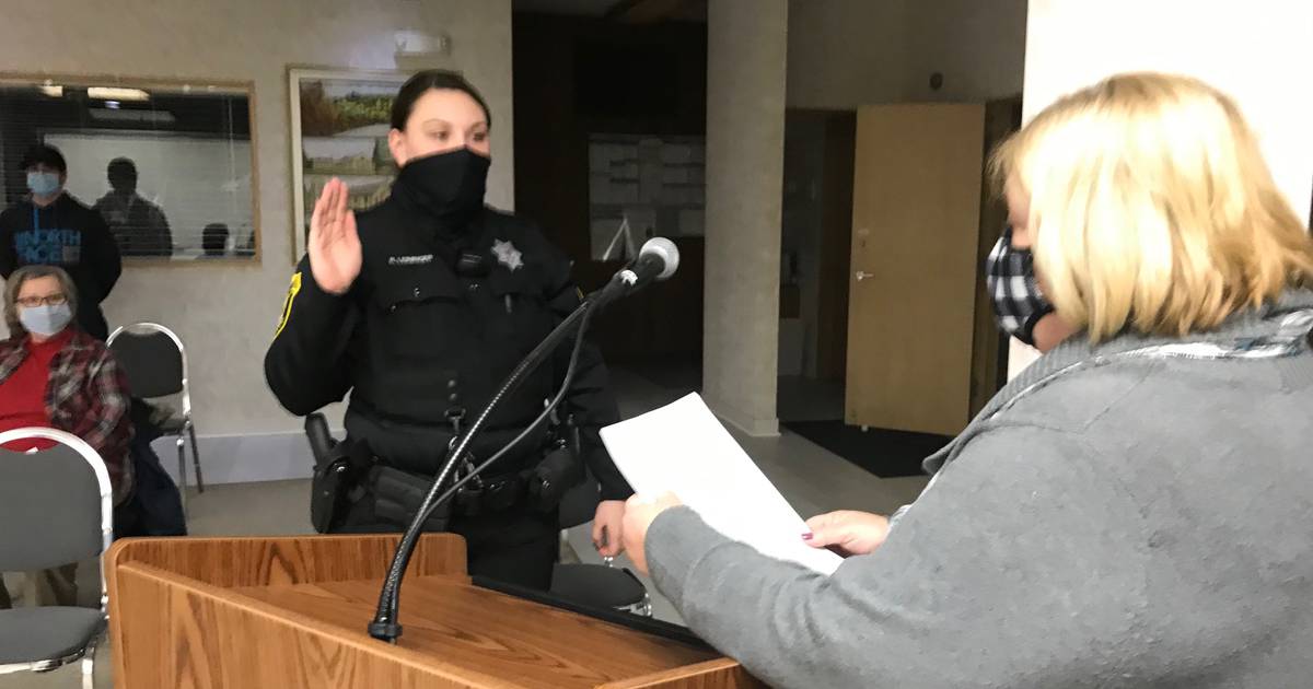 Oglesby police officer Randy Leininger, a transfer from Ottawa