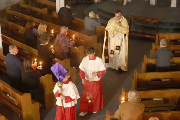 Photos: Utica marks 351st anniversary of Illinois' first Mass on Holy Thursday