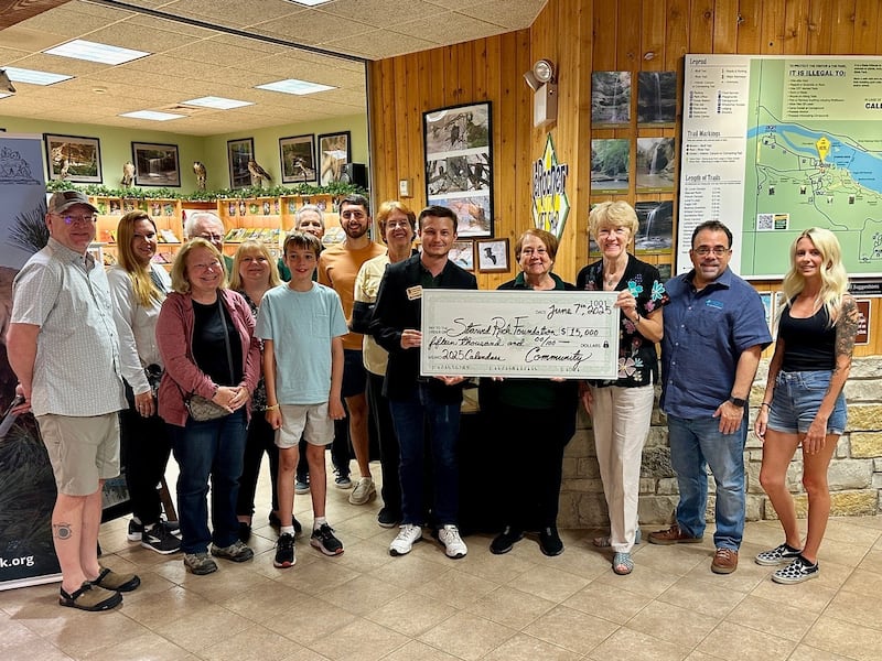 The Starved Rock Foundation received $15,000 on Saturday in proceeds from the 2025 Starved Rock & Matthiessen Calendar fundraiser, thanks to a record-breaking year of community support and a matching gift from the Miller Group Charitable Trust, according to a Starved Rock Foundation.