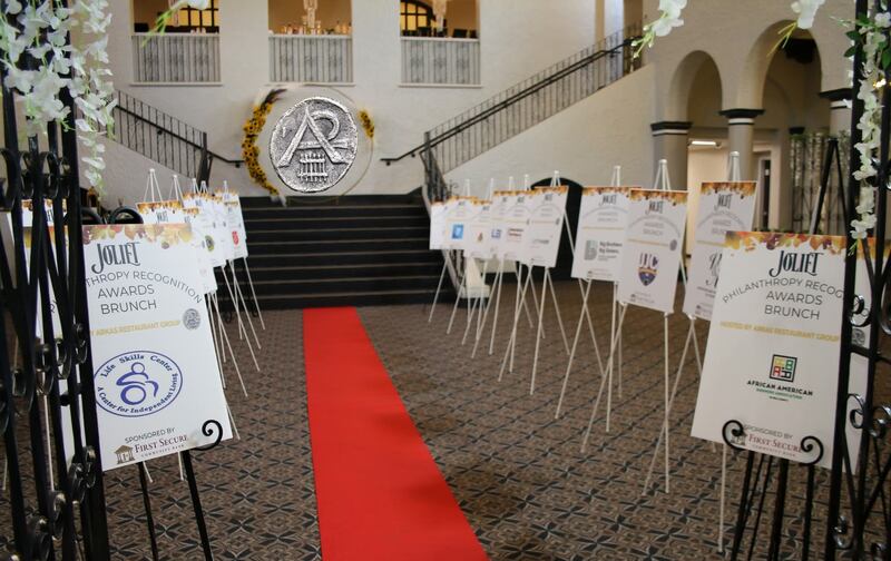 On Oct. 4, volunteers from Joliet-area nonprofits were honored Saturday at Arkas Restaurant Group's second annual Joliet Philanthropy Recognition Awards Brunch, held at the Renaissance Center in Joliet.