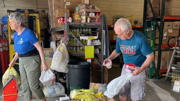Letter carriers organize food drive for Hall Township Food Pantry