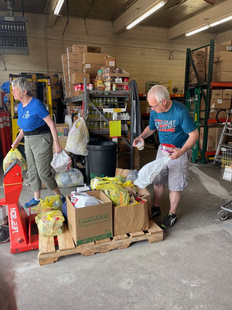 The second Saturday in May is USPS Letter Carriers annual STAMP OUT HUNGER Food Drive in Spring Valley.