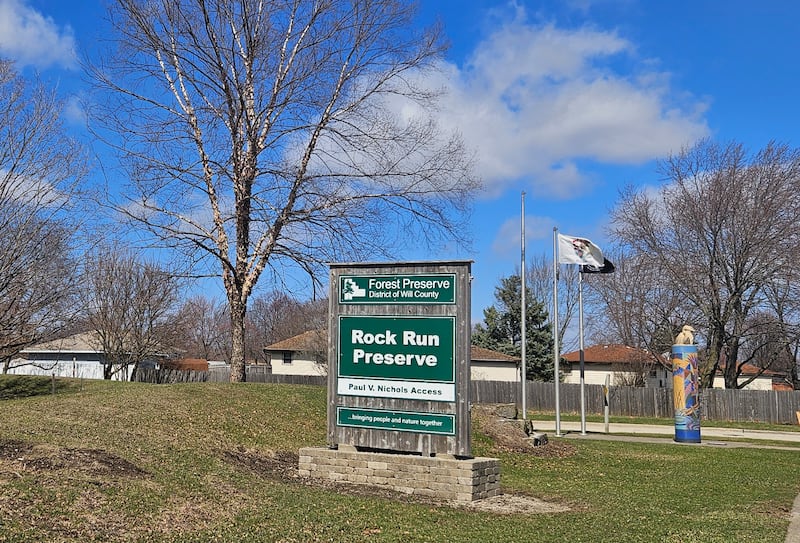 This Rock Run Preserve access area on Essington Road in Joliet and a section of trail near the access area will both be closed for several months as work takes place to repave and realign the trail. The closure is scheduled to begin Wednesday, March 26, 2025.