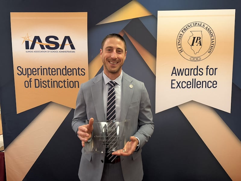 Community High School District 155 superintendent Dr. Neil Lesinski has been named the 2026 Superintendent of Distinction by the Kishwaukee Region of the Illinois Association of School Administrators.