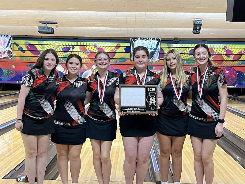The La Salle-Peru girls bowling team won the Interstate 8 Conference Tournament on Monday, Feb. 2, 2026 at Echo Lanes in Morris.