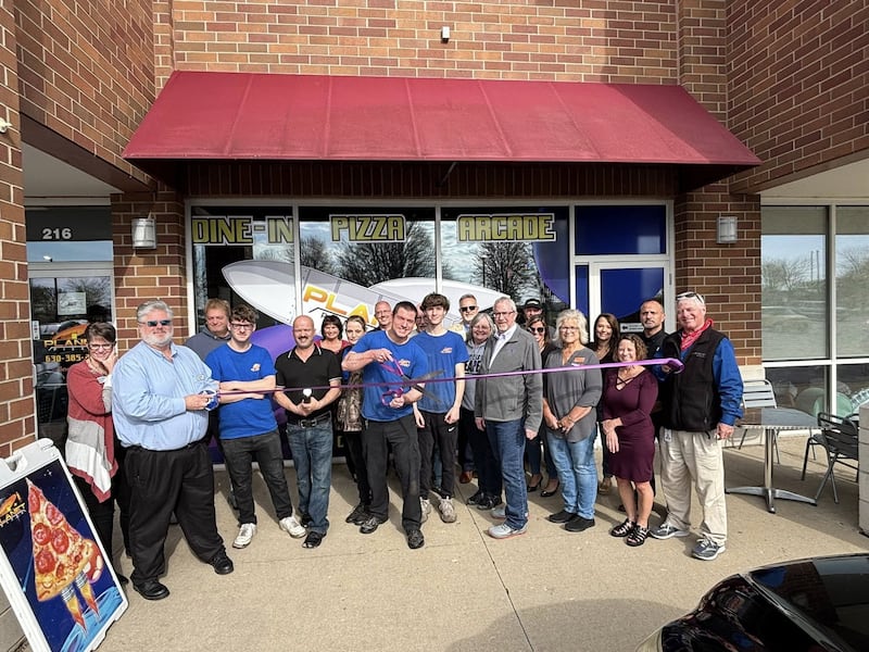 Planet Pizza in Plano celebrated a ribbon cutting ceremony for the opening of its new arcade play room with members of the Plano community and the Plano Area Chamber of Commerce.