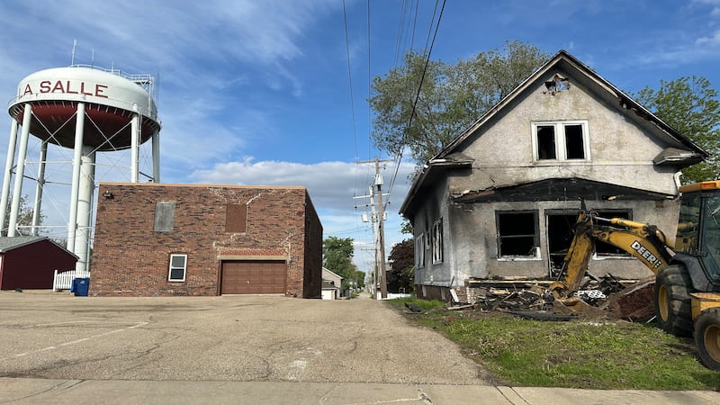 Demolition begins on La Salle home destroyed in January fire