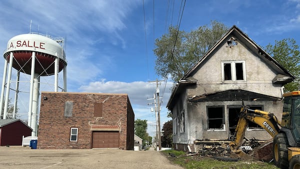 Demolition begins on La Salle home destroyed in January fire