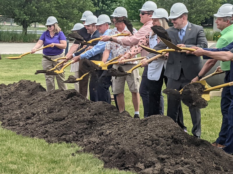 Officials on June 10, 2026, participated in a groundbreaking ceremony at Oswego East High School for a 30-mile, nearly $400 million transmission main extension to provide Lake Michigan water to Oswego, Yorkville and Montgomery.