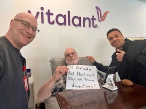 Donors brave winter cold to meet critical need