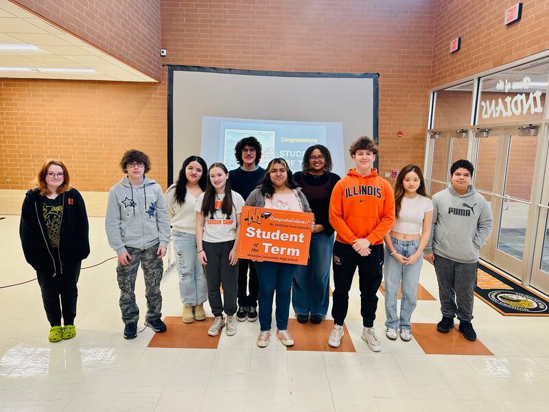 The Students of the Term at Minooka Community High School for the third semester of the 2024-25 school year.