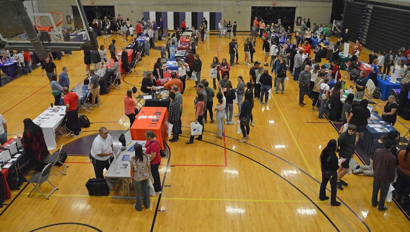 Explore college options at IVCC’s annual College and Career Night, where representatives from more than 40 colleges and universities are assembled in one convenient location. Learn about academic majors, application and admissions requirements, scholarships, tuition cost, campus life and more. The event takes place on Oct. 9 in the IVCC Gymnasium.