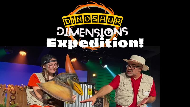 Dinosaur Dimensions Expedition roars into Raue Center for a family adventure