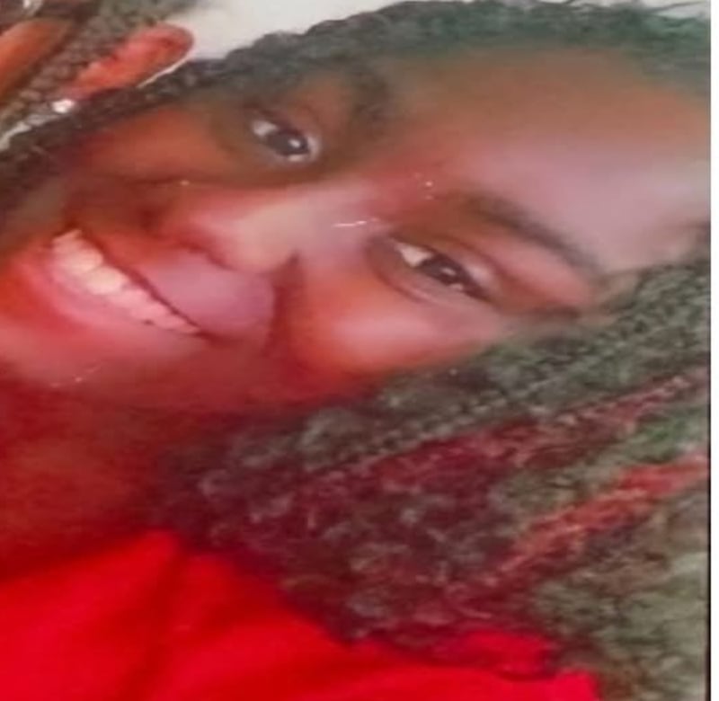 Photo of Zaniyah Johnson provided by courtesy of the Joliet Police Department.