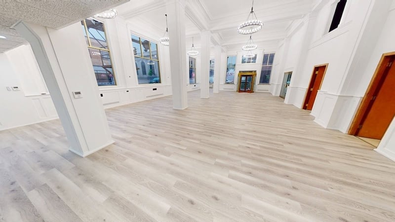 The first floor of the former Dixon National Bank at 101 W. First St., has been restored to much of its original grandeur.