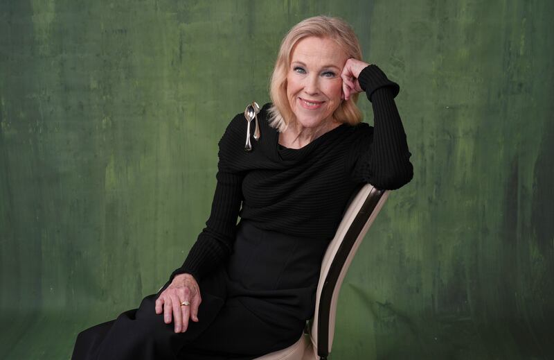 FILE - Catherine O'Hara, a cast member in the Apple+ series "The Studio," poses for a portrait on Thursday, March 20, 2025, in Los Angeles. (AP Photo/Chris Pizzello, File)