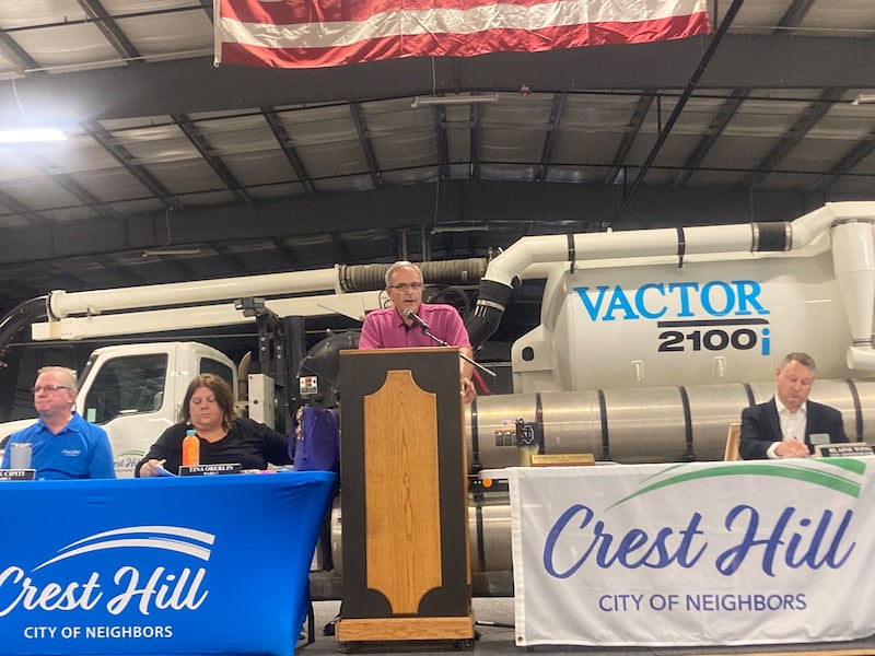 The Crest Hill City Council met for work session to address the ongoing issue of forever chemicals, or PFAS, in city well water.
Monday, June 30, 2025.