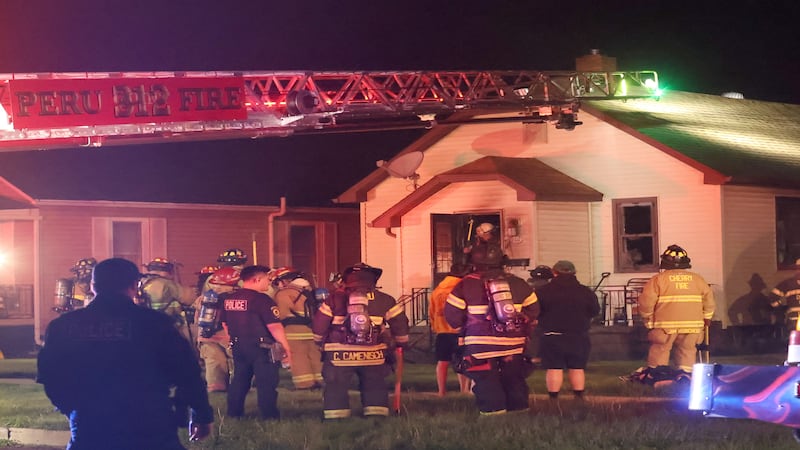 Photos: Firefighters respond to house fire in Spring Valley