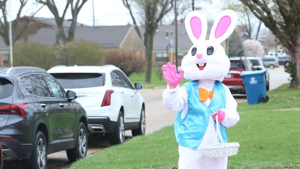 Photos: Community spirit shines at Hall Township Food Pantry's Easter giveaway
