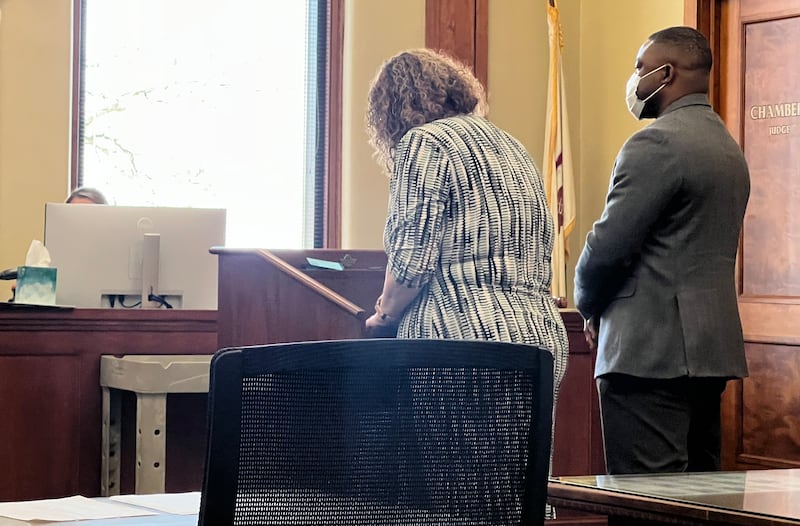 Sycamore-based Melanie Fialkowski and Bartholomew Ilenikhena appeared before DeKalb County Circuit Court Judge Joseph Pedersen on Feb. 9, 2026.