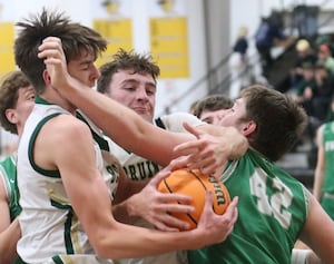 Photos: St. Bede vs Dwight boys basketball in the Tri-County Conference Tournament