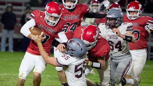 Hall’s Braden Curran takes one last football stop before Augustana baseball