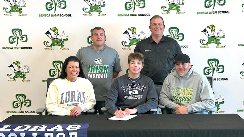 Seneca’s Ryker Terry will hit the course for Loras College