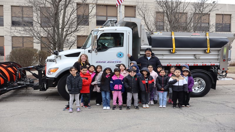 PHOTOS: Joliet D86 students name city snow plows