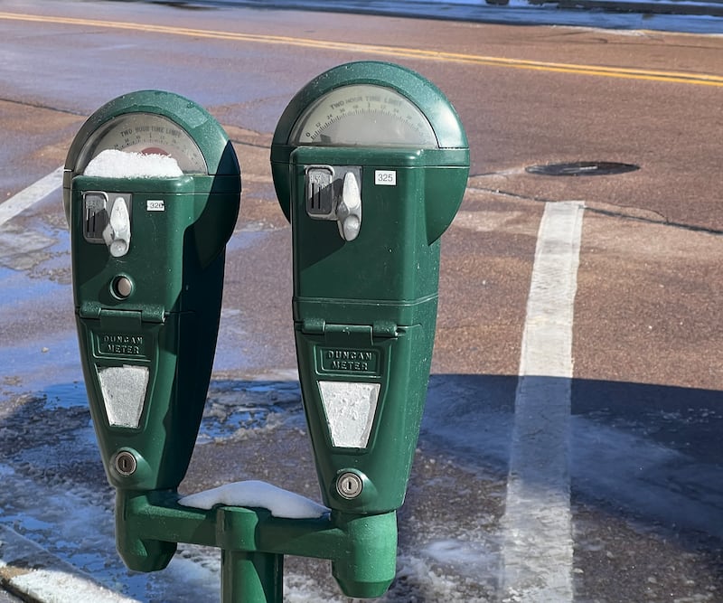 Sycamore City Manager Michael Hall said on Feb. 12, 2025, that the city's parking meters, which taken pennies, nickels and dimes, won't be adversely impacted by a federal policy change that will end the production of pennies in the United States.