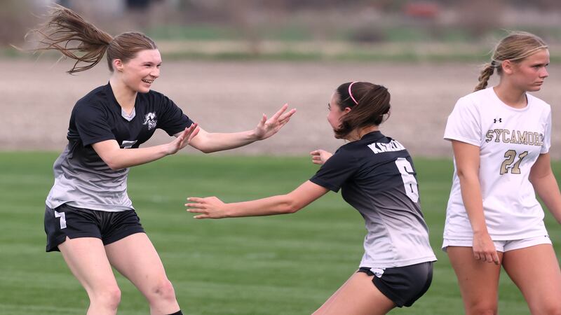 Olivia Davis’ hat trick leads Kaneland past Sycamore