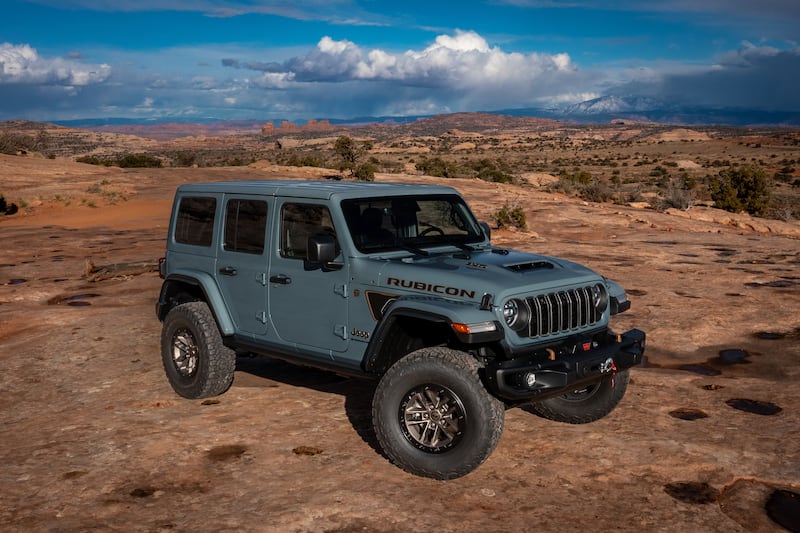 The 2025 Jeep Wrangler 392, one of several trim levels that includes the Sahara, is the most powerful Wrangler.