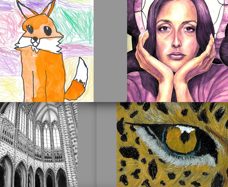 The 2026 Yorkville Elevated program showcases artwork of Yorkville School District 115 students on 25 light poles along Illinois Route 47 in the downtown area.