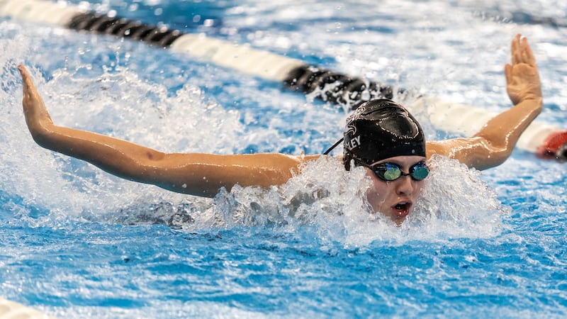 Photos: IHSA Girls State Swimming Preliminaries