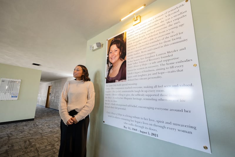 Cledy’s House of Hope Chief Operating Officer Lauren Metzler started the women’s sober living house after her own mother died from fentanyl poisoning.