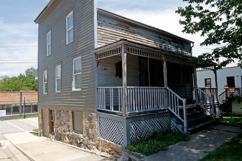 The Charles Cotting Olde No. 90 house at 10328 N Main St. in Richmond recently had the old stone foundation stabilized with a $3,000 grant from Landmarks Illinois. The is the village’s oldest surviving building.