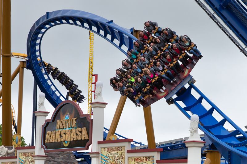 The wait is almost over! Six Flags Great America is preparing to unleash the all-new Wrath of Rakshasa dive coaster on May 31.