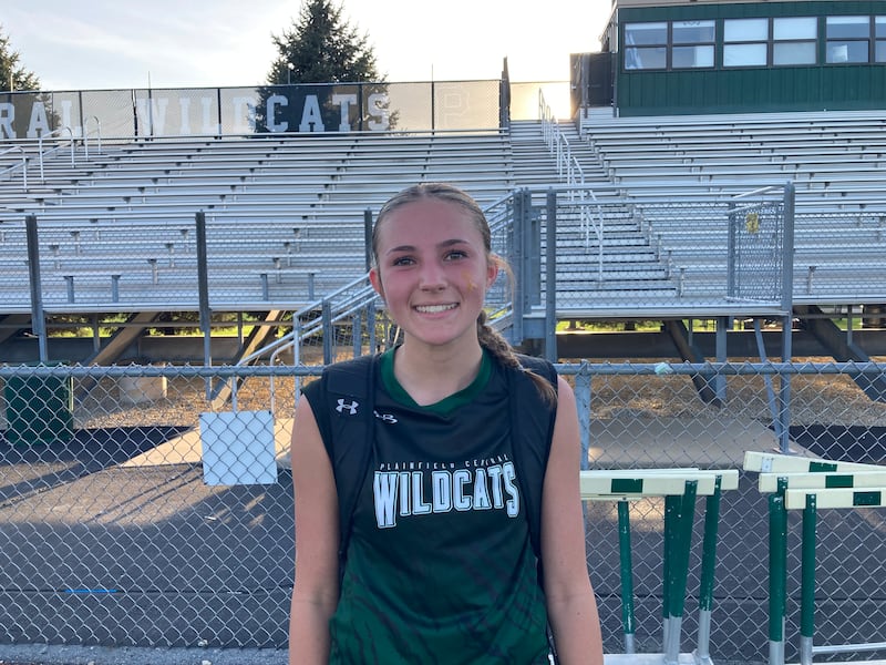 Lexi McCluskey of Plainfield Central.