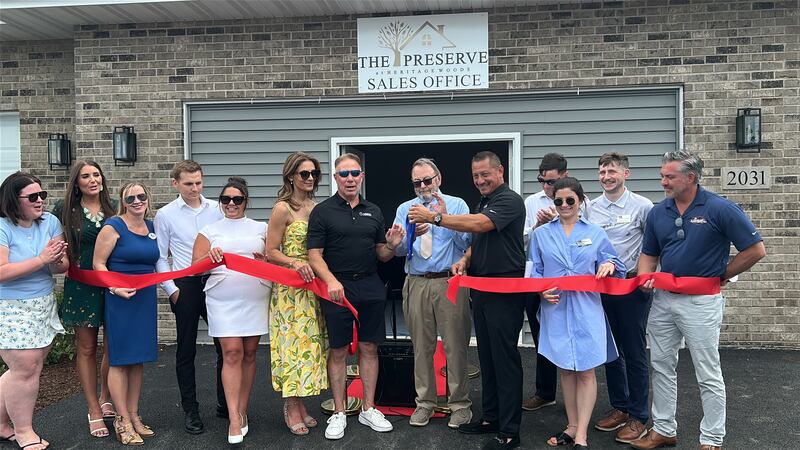 On June 20, The Joliet Region Chamber of Commerce and Industry and the Grundy County Chamber of Commerce held a ribbon cutting for independent-living duplexes at The Preserve at Heritage Woods in Minooka.