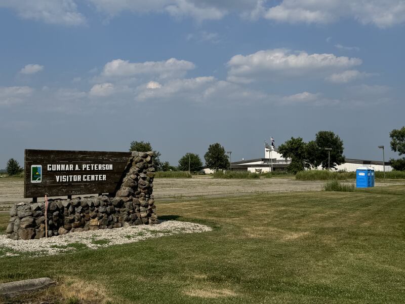 The Gunnar A. Peterson Visitor Center at Goose Lake Praire near Morris on Monday, July 7, 2025.