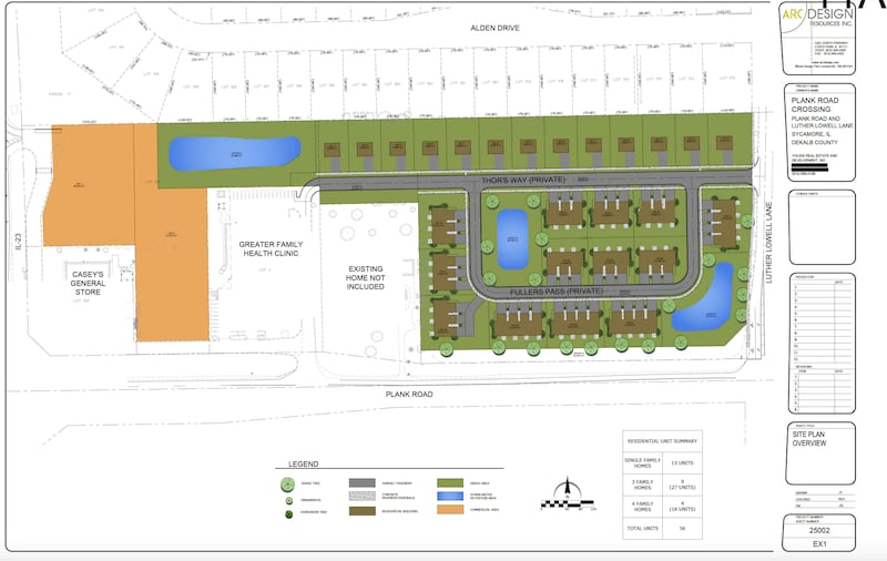 Chris Youssi, of Youssi Real Estate and Development, is seeking city permission to develop residential and commercial buildings near Plank Road in Sycamore. His proposal will be considered by the Sycamore City Council on Nov. 3, 2025.