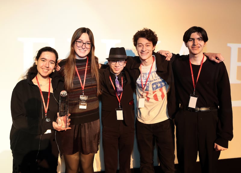 Vernon Hills High School won the Student Silent Film Festival for the film titled “Indeafinitely” during Film Festival held at the Tivoli Theatre in Downers Grove on Jan. 28.