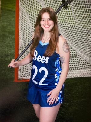 Zoe Starkey gives lacrosse a try at St. Ambrose University 