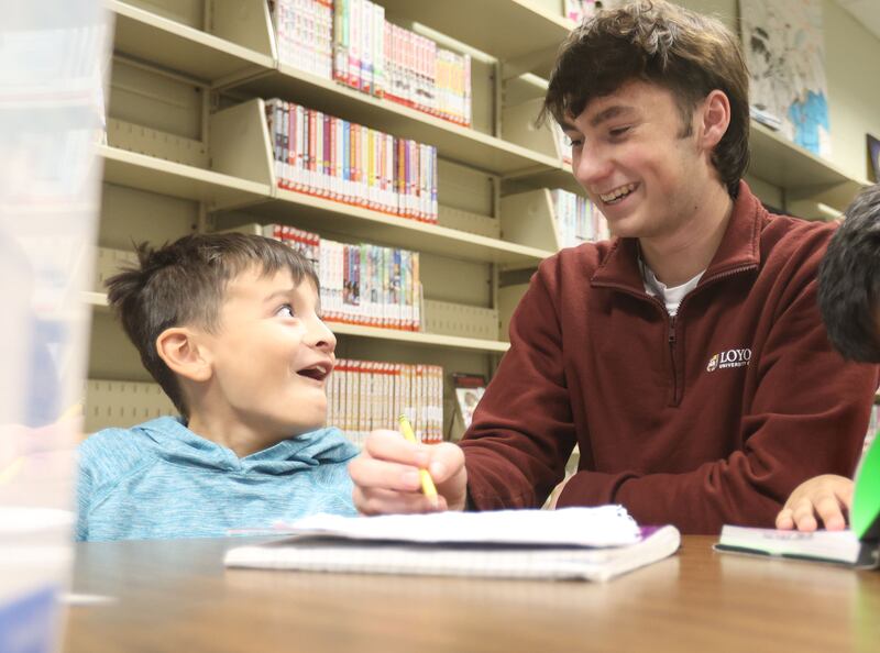 La Salle-Peru Township High School junior Ryne Bubela, 16, started the Illinois Valley Learning Hub, a volunteer tutoring program that offers free academic help to elementary and middle school students.