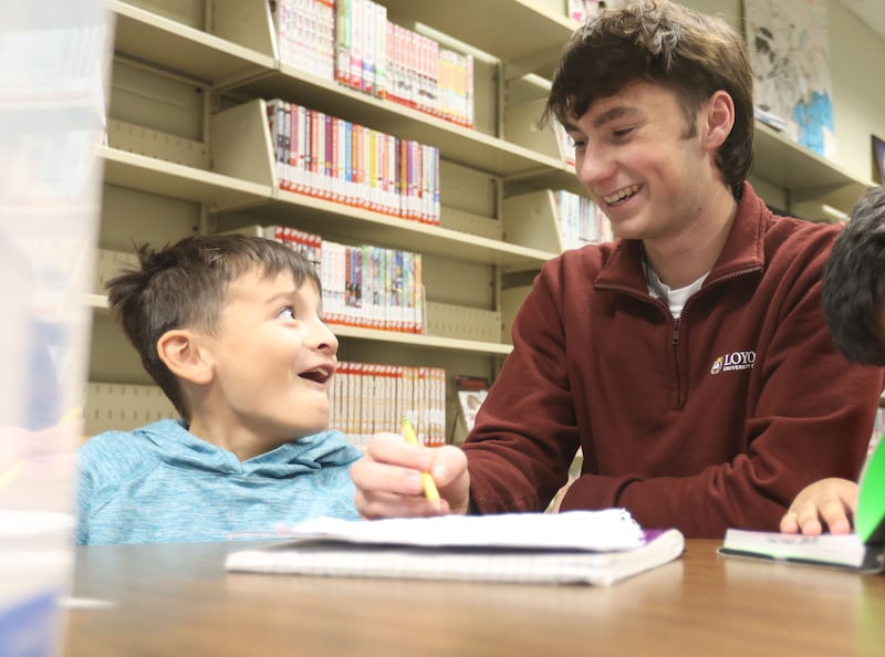 La Salle-Peru Township High School junior Ryne Bubela, 16, started the Illinois Valley Learning Hub, a volunteer tutoring program that offers free academic help to elementary and middle school students.