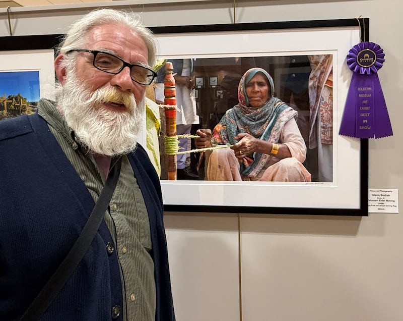 Best of Show winner Glenn Bodish of Grand Detour, for “Pakistani Elder Making Lassi.”