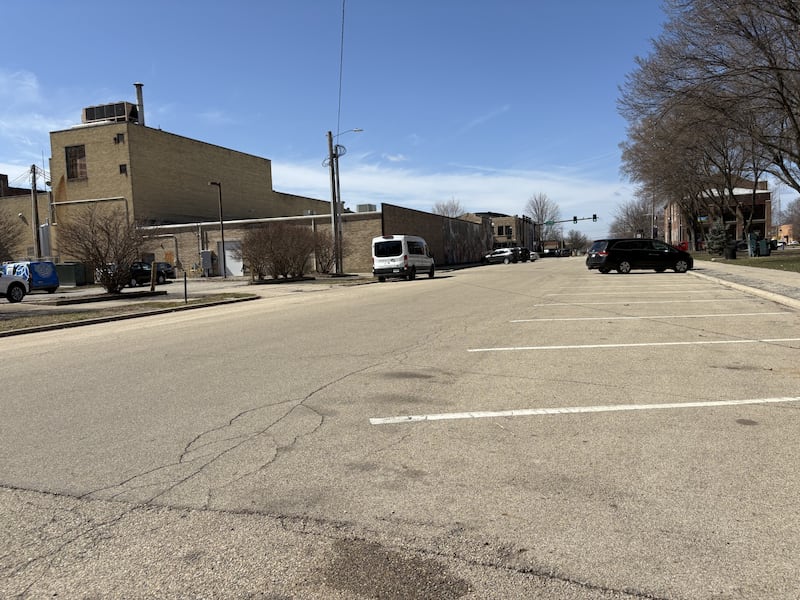 A view of Jackson Street in downtown Ottawa, where plans for redevelopment have been placed on hold as the city focuses on the Riverfront development project.