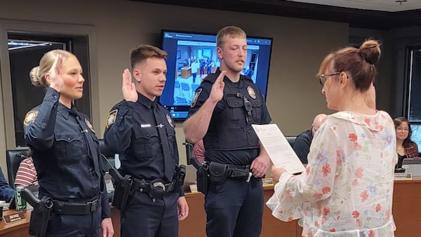 Sterling Police Department swears in 3 new officers