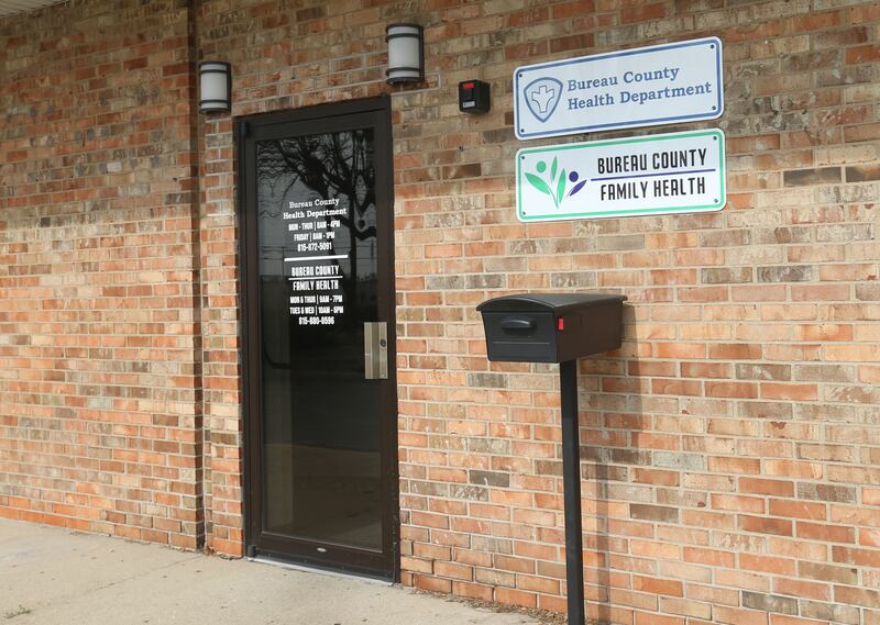 An exterior view of the Bureau County Family Health Clinic inside the Bureau County Health Department on Friday, June 6, 2025 in Princeton.